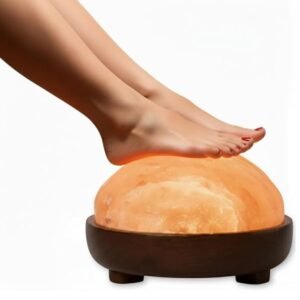 Calentador de Pies con Lámpara de Sal del Himalaya – Relajación, Energía y Bienestar